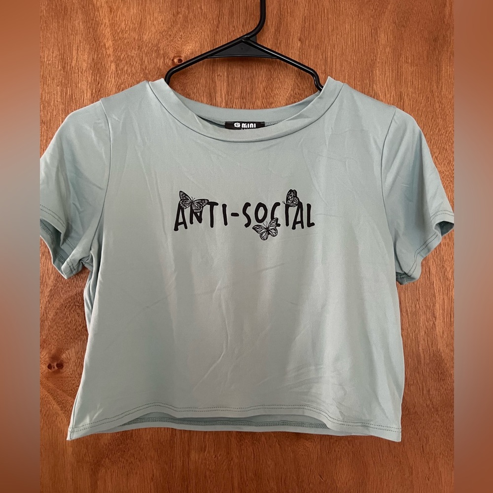NWT papaya crop top